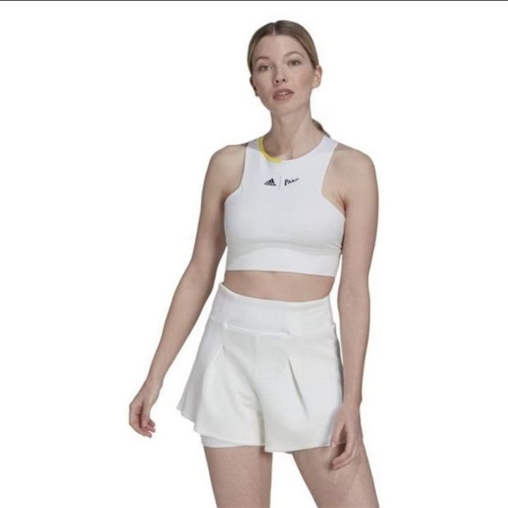 adidas London Crop Top Tennis, alb