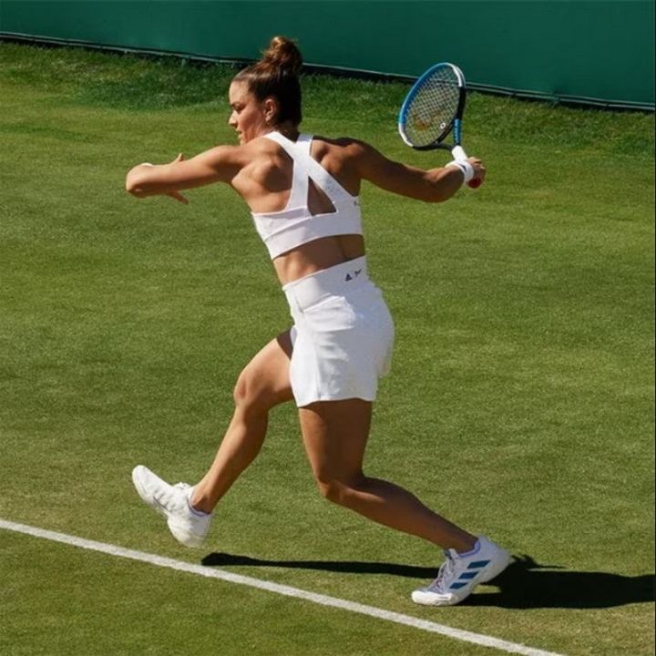 adidas London Crop Top Tennis, alb