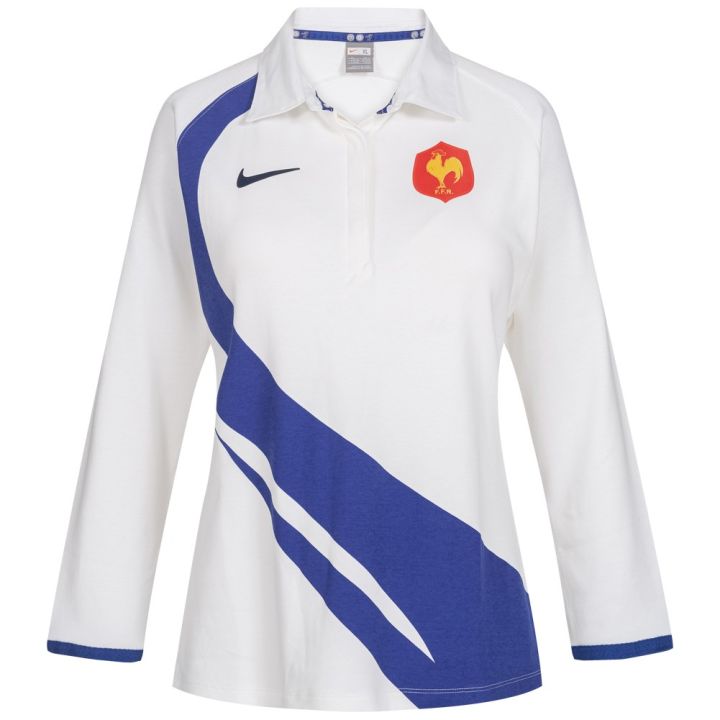 Tricou femei Nike France Rugby mineci lungi M, L