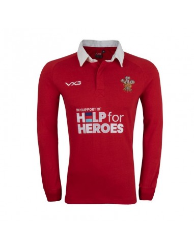 Tricou VX3 Help 4 Heroes Wales Rugby, mineci lungi M, L, XL -licenta oficiala-
