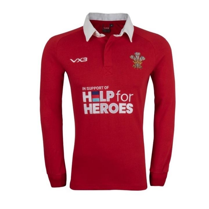 Tricou VX3 Help 4 Heroes Wales Rugby, M