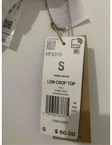 adidas London Crop Top Tennis