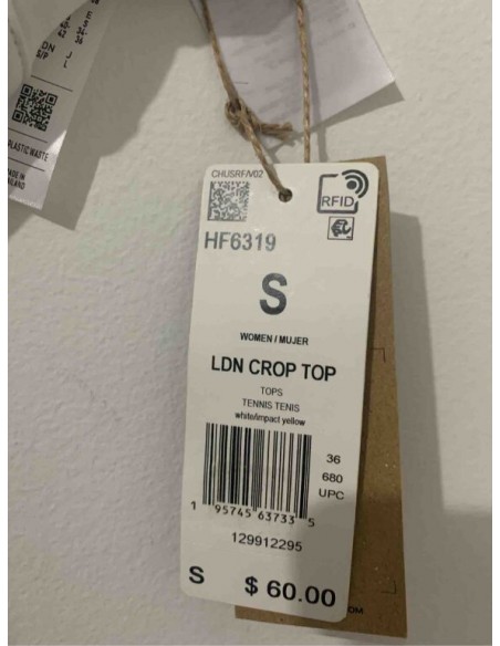 adidas London Crop Top Tennis