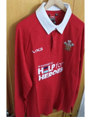 Tricou VX3 Help 4 Heroes Wales Rugby