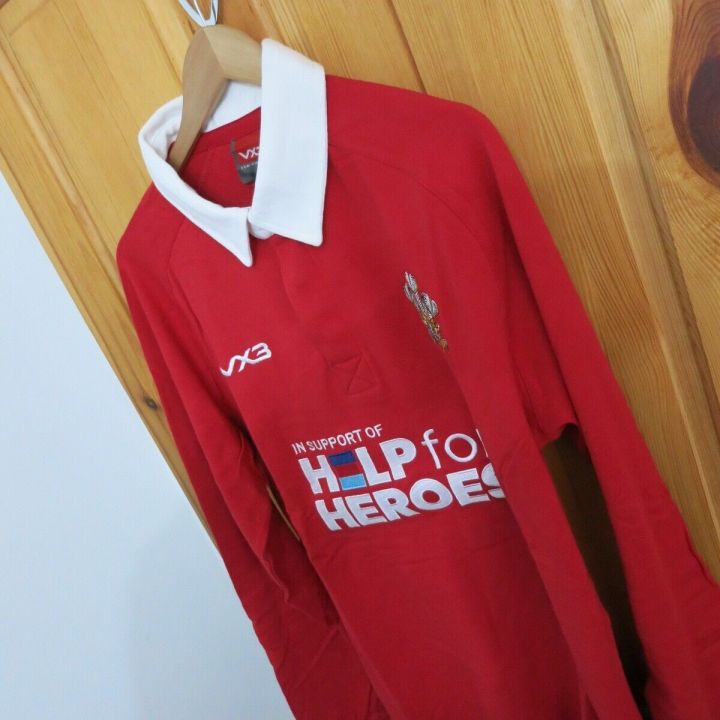 Tricou VX3 Help 4 Heroes Wales Rugby, M
