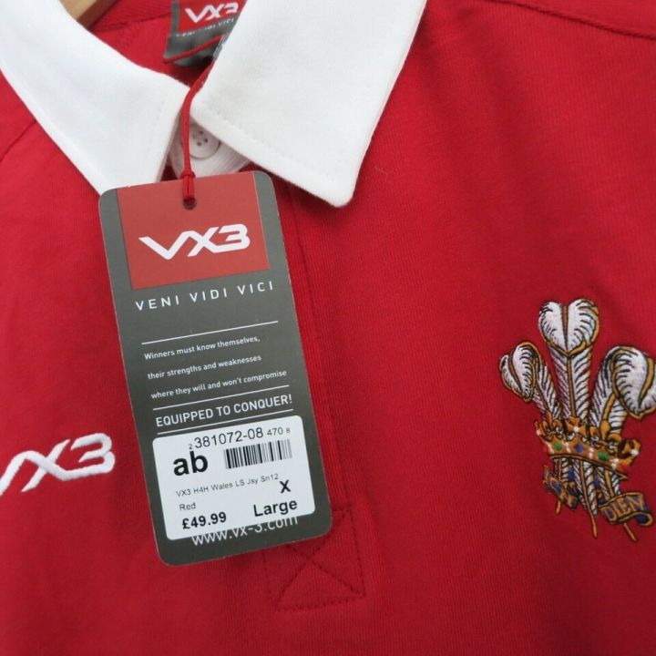 Tricou VX3 Help 4 Heroes Wales Rugby, M