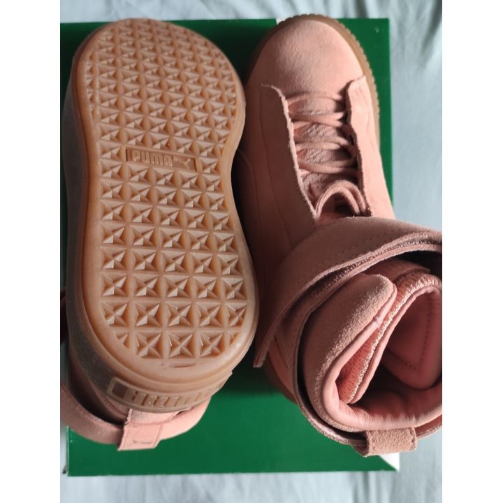 Ghete Puma Platform Mid Suede roz