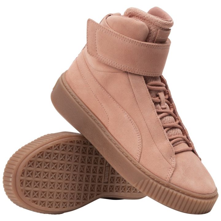 Ghete Puma Platform Mid Suede roz